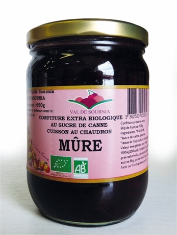 Confiture mûre 650g